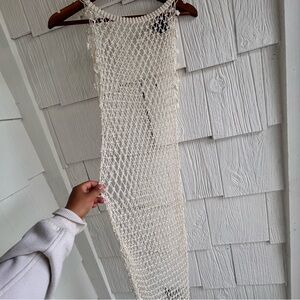 Dicrochet Beaded Fringe Dress fits like a Small -Beautiful Details